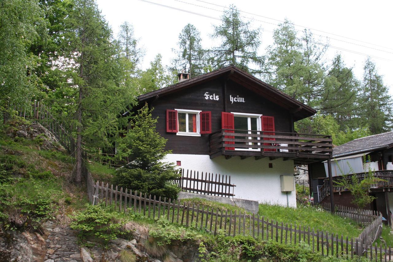 Ferienwohnung Felsheim FH0 Blatten bei Naters Exterior foto